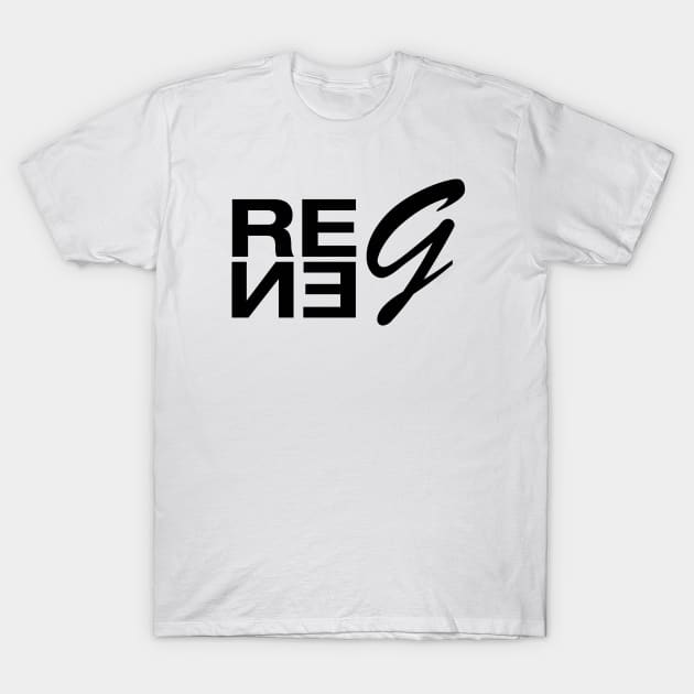 Black Hinge T-Shirt by RegenerateCF